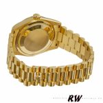 Rolex Day-Date 118338 Champagne Roman Dial Diamond Bezel 36MM Unisex Replica Watch - Image 5