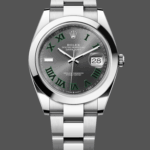 Rolex Datejust 41 Oyster Stainless Steel Slate M126300 0013 Men's Watch
