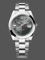 Rolex Datejust 41 Oyster Stainless Steel Slate M126300 0013 Men's Watch