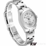 Rolex Oyster Perpetual 177200 Silver Maxi Arabic Dial 31mm Lady Replica Watch - Image 2