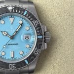 Rolex Submariner Sandblasted DIWF Edition Carbon Bezel  Ice Blue Dial - Image 4