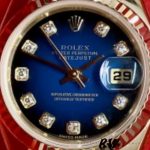 Rolex Datejust 179178 Blue Diamonds Dial Yellow Gold 26MM Lady Replica Watch - Image 4