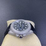 Rolex Submariner Diamond Case Black Dial 116610 40MM Men's Watch - Image 11