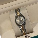 Rolex Datejust 279173 Champagne Diamond Dial Fluted Bezel 28mm Lady Replica Watch - Image 3