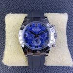 Rolex Daytona 116519 Sodalite Arabic Dial Blue Alligator Leather 40mm Mens Replica Watch - Image 3