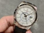 Rolex Sky Dweller 42 White Gold White Dial Oysterflex M336239 0003 - Image 5