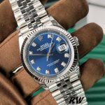 Rolex Datejust 126234 Blue Diamond Dial 36MM Unisex Replica Watch - Image 14