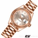 Rolex Datejust 279175 Sundust Roman Numeral Dial Fluted Bezel 28mm Lady Replica Watch - Image 2