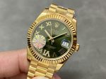 Rolex Datejust 31 Yellow Gold Green Dial m278278 0030 Women's Watch - Image 5