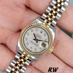 Rolex Datejust 179173 Meteorite Grey Diamond Dial Fluted Bezel 26MM Lady Replica Watch - Image 2