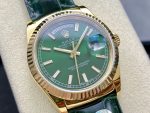 Rolex Day Date 36 Green Dial Solid 18k Yellow Gold 118138 0003 - Image 5