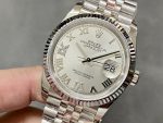 Rolex Datejust 126234 0029 Silver Diamond Roman Dial 36MM Women's Watch - Image 5