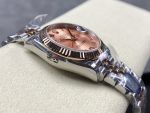 Rolex Datejust 278271 Sun Dust Roman Dial Two Tone Rose Gold Fluted Bezel Jubilee - Image 8