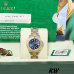 Rolex Yacht-Master 169623 Steel Yellow Gold Blue Dial 29MM Lady Replica Watch - Image 6