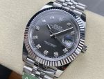 Rolex Datejust 41 Rhodium Diamond Dial Fluted Bezel m126334 0006 Men's Watch - Image 5
