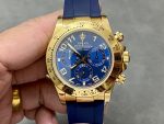 Rolex Cosmograph Daytona Yellow Gold Case Blue Dial 116518 Men's Watch - Image 3