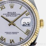 Rolex Datejust 126233 White Roman Dial 36MM Unisex Replica Watch - Image 4