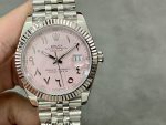 Rolex Datejust Middle Eastern Digital Pink Dial Fluted Bezel M126234 - Image 3