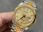 Rolex Datejust 126233 Champagne Jubilee Dial Fluted Bezel 36MM Unisex Replica Watch - Image 5