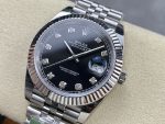 Rolex Datejust 41mm Black Diamond Dial White Rolesor Case m126334 0012 Men's Watch - Image 5