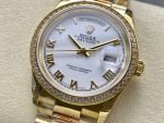 Rolex Day Date 36 Yellow Gold m128348rbr 0064 White Dial - Image 5