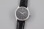 Rolex Cellini Date 50519 Black Leather Black Dial 39mm Mens Replica Watch - Image 2