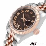 Rolex Datejust 179171 Chocolate Brown Dial Fluted Bezel 26MM Lady Replica Watch - Image 4