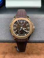 Replica Patek Philippe Aquanaut 5164R 001 Travel Time Rose Gold Mens Watch - Image 3