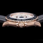 Rolex Yacht-Master II 126655 Diamond Pave Dial Rose Gold 40mm Mens Replica Watch - Image 14