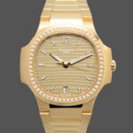 Patek Philippe Ladies Nautilus Golden Dial Rose Gold 7118 1200R 010