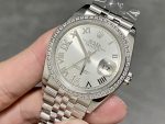 Rolex Datejust 36mm Stainless Steel White Roman Jubilee m126284rbr 0017 - Image 5