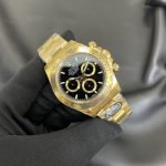 Rolex Daytona 40mm Yellow Gold Oyster Bracelet with Black Stick Dial 126508 0004 - Image 4