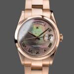 Rolex Day-Date 118205 MOP Roman numeral Dial 36mm Unisex Replica Watch
