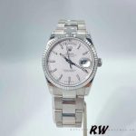 Rolex Day-Date 118239 White Gold White Dial 36mm Unisex Replica Watch - Image 2