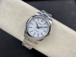 Rolex Oyster Perpetual 114300 White Dial 39mm Mens Replica Watch - Image 6