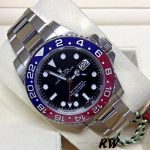 Rolex GMT Master II 116719BLRO White Gold Pepsi Black Dial 40mm Mens Replica Watch - Image 3