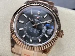 Swiss Rolex Sky Dweller 42 Slate Dial Rose Gold m336935 0004 Men's Replica Watch - Image 5