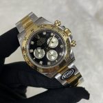 Rolex Two Tone Daytona 126503 0002 Black Diamond Replica Watch - Image 5