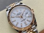 Rolex Datejust Steel & Everose Gold White Dial M126231 0017 - Image 4