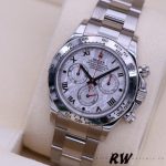 Rolex Cosmograph Daytona 116509 Meteorite Grey Roman Dial 40MM Mens Replica Watch - Image 2