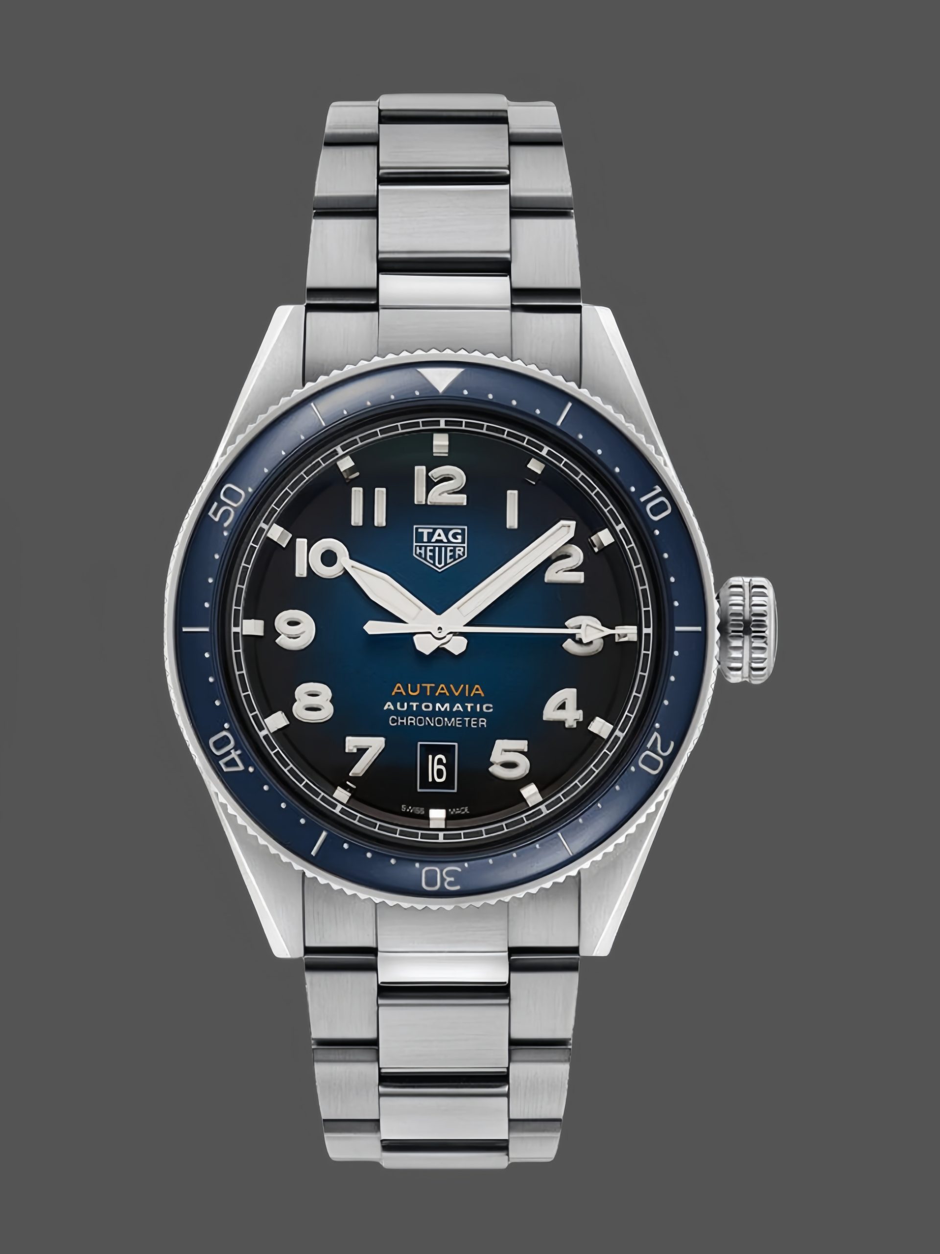 231EF37B-3BCE-32C9-2142-84E28244A211 Tag Heuer Autavia Calibre 5 Chronometer WBE5116.EB0173 42mm - Image 1