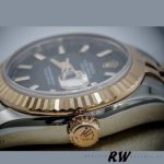 Rolex Datejust 179171 Black Dial Fluted Bezel 26MM Lady Replica Watch - Image 3