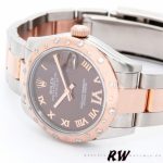 Rolex Datejust 178341 Chocolate Brown Roman Numeral Dial 31MM Lady Replica Watch - Image 3