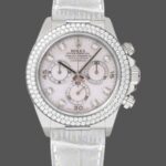 Rolex Cosmograph Daytona 116589 White MOP Diamond Dial 40MM Mens Replica Watch