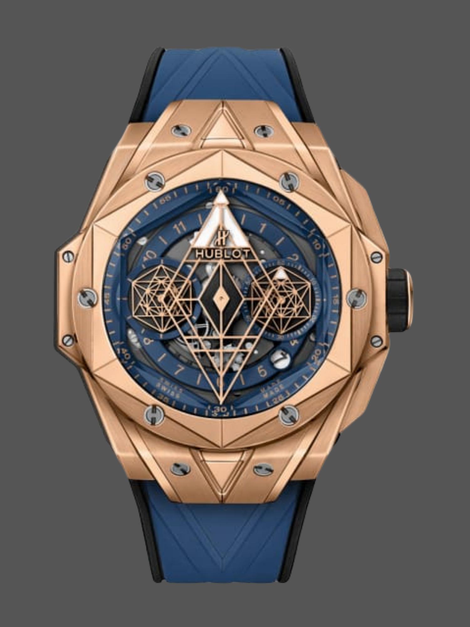 23BC886F-4C79-FE21-C5A7-5E2FAE6CDE81 Hublot Big Bang Sang Bleu II King 418.OX.5108.RX.MXM20 - Image 1