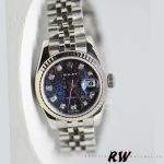 Rolex Datejust 179174 Jubilee Blue Diamond Dial Fluted Bezel 26MM Lady Replica Watch - Image 3