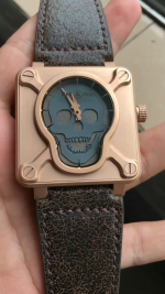 Bell & Ross BR0192-SKULL-BR BR 01 Skull Bronze 46 mm Watch - Image 4