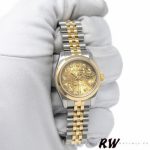 Rolex Datejust 179163 Champagne Jubilee Diamond Dial Domed Dezel 26MM Lady Replica Watch - Image 2