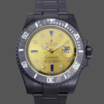 Rolex Submariner Diw 116610 PVD-DLC Stainless Steel Carbon Fiber Bezel Champagne Dial