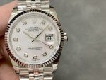 Rolex Datejust 126234 White Mother of Pearl Diamonds Dial 36MM Unisex Replica Watch - Image 3
